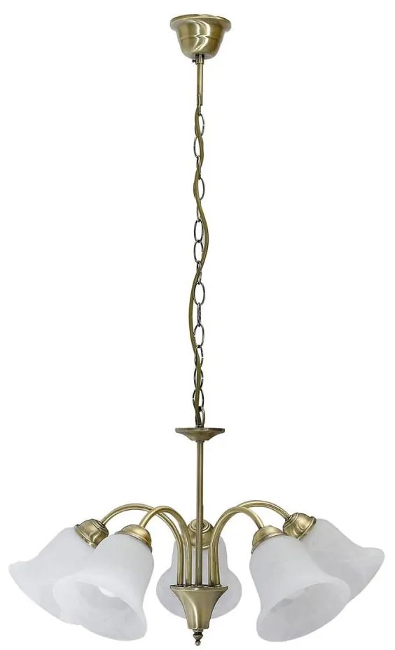 Rabalux 7375 - Lampadario a sospensione con catena FRANCESCA 5xE14/40W/230V