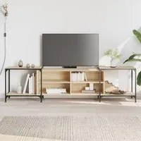 Mobile Porta TV Rovere Sonoma 203x37x50 cm in Legno Multistratocod mxl 109421