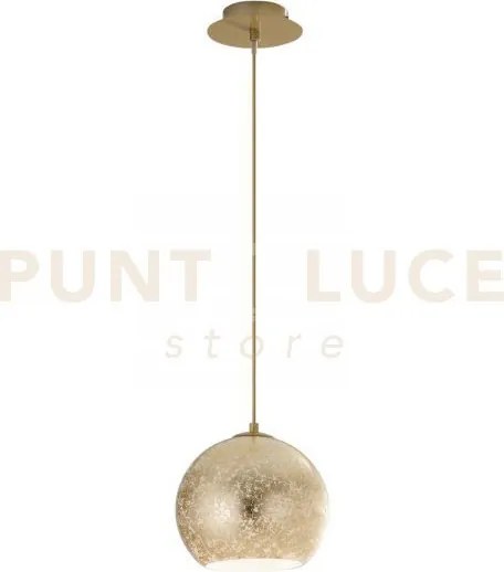 Lampadario a sospensione vanity oro 1 luce attacco e27 20x20x120cm ...