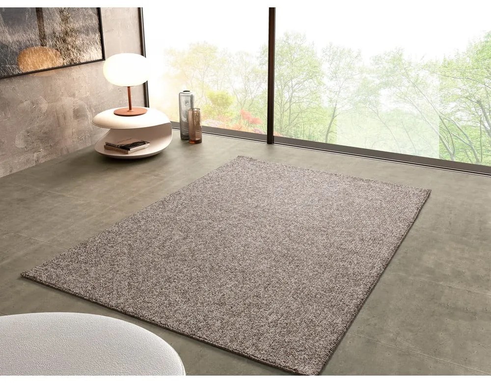 Tappeto grigio-beige 160x230 cm Petra Liso - Universal