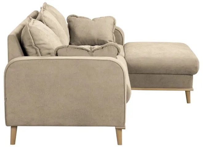 Divano angolare beige (angolo destro) Beata - Ropez