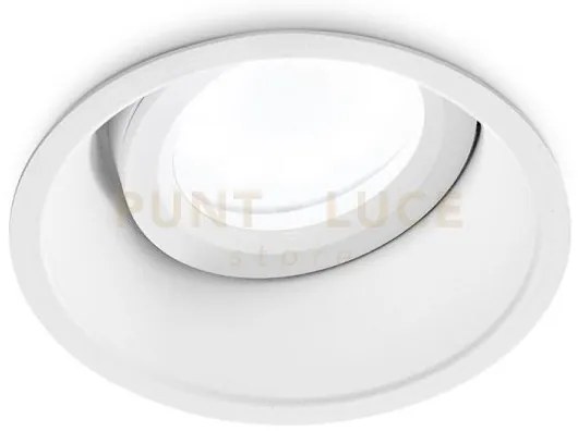 Gfa230-  faretto da incasso in alluminio colore bianco 1 luce attcc...