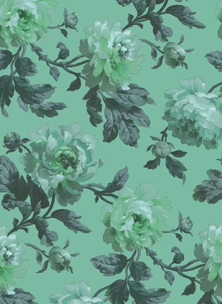 House of Hackney Carta da parati Peoneden - Absinthe