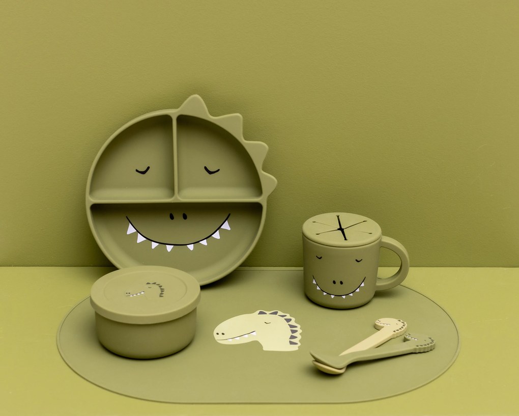 Cucchiaini in silicone 2 pezzi Mr. Dino