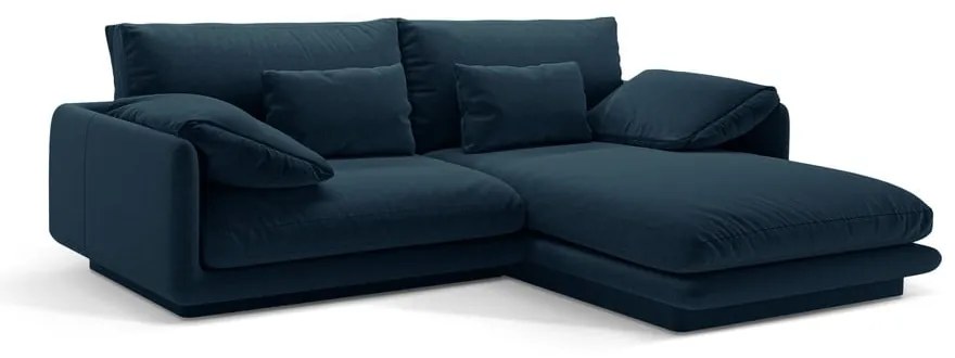 Divano angolare blu scuro (angolo destro) Torino - Micadoni Home