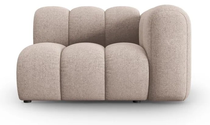 Divano componibile beige (con penisola a destra) Lupine – Micadoni Home