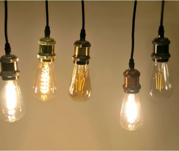 Cavo di alimentazione 1xE27/20W/230V cromo