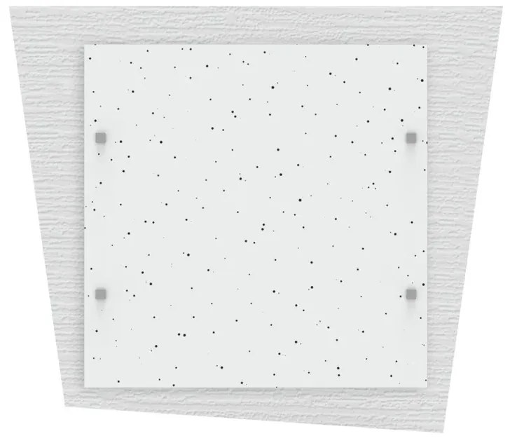 Plafoniera moderno Skinny bianco IP20, 2XE27