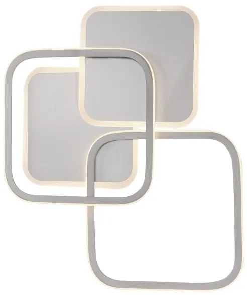 Leuchten Direkt 14117-55 - Plafoniera LED LED/36W/230V cromo opaco