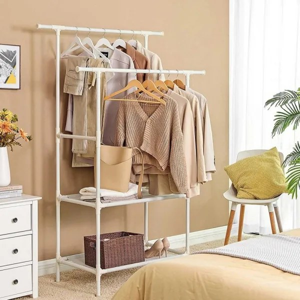 Appendiabiti da terra LINEA bianco