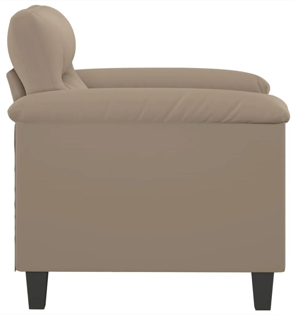 Poltrona tortora 60 cm in microfibra