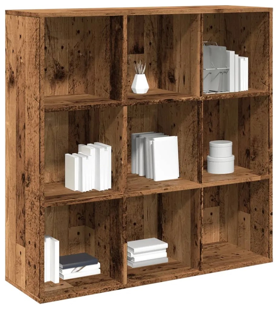 Libreria legno antico 98x29x97,5 cm