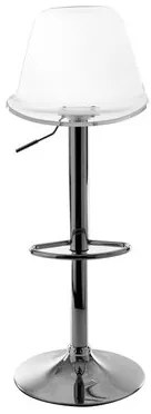 Set di 2 sgabelli da bar design trasparente GALILEO