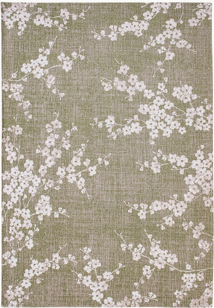 Tappeto jacquard lavabile da interno-esterno Sakura