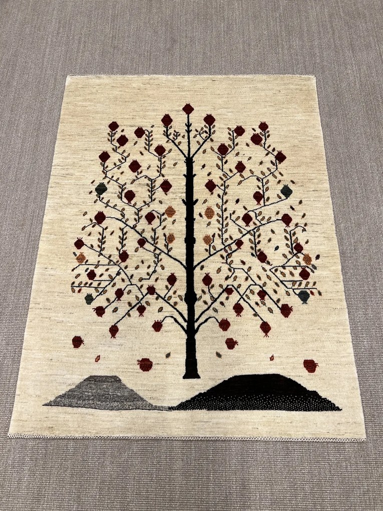 Loribaft Tappeto 190 x 140 Beige (Iran) Annodato A Mano