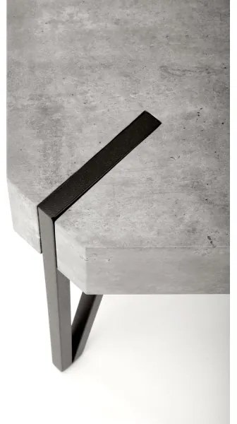 Tavolino EMILY 42x110 cm calcestruzzo