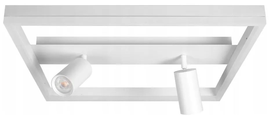 Plafoniera LED/38W/230V + 2xGU10/30W bianca