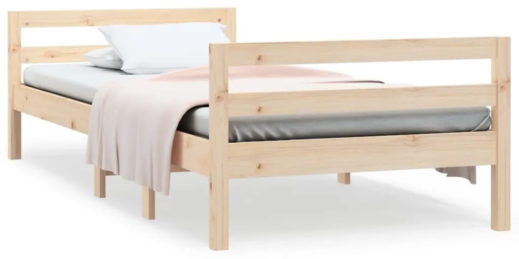 Giroletto 90x200 cm in legno massello di pino