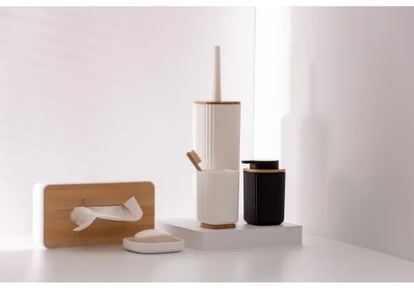 WENKO 25293100 - Bicchiere ROTELLO 8,5x11 cm bianco/marrone