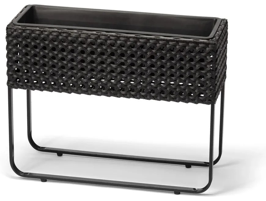 Vaso da giardino nero Magnolia - Bonami Essentials