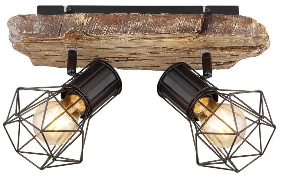 Globo 54017W-2 - Luce Spot PRISKA 2xE27/60W/230V