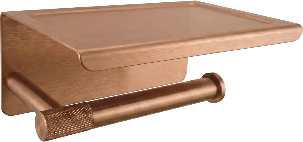 Portarotolo con ripiano 6613 Modern Copper Brush