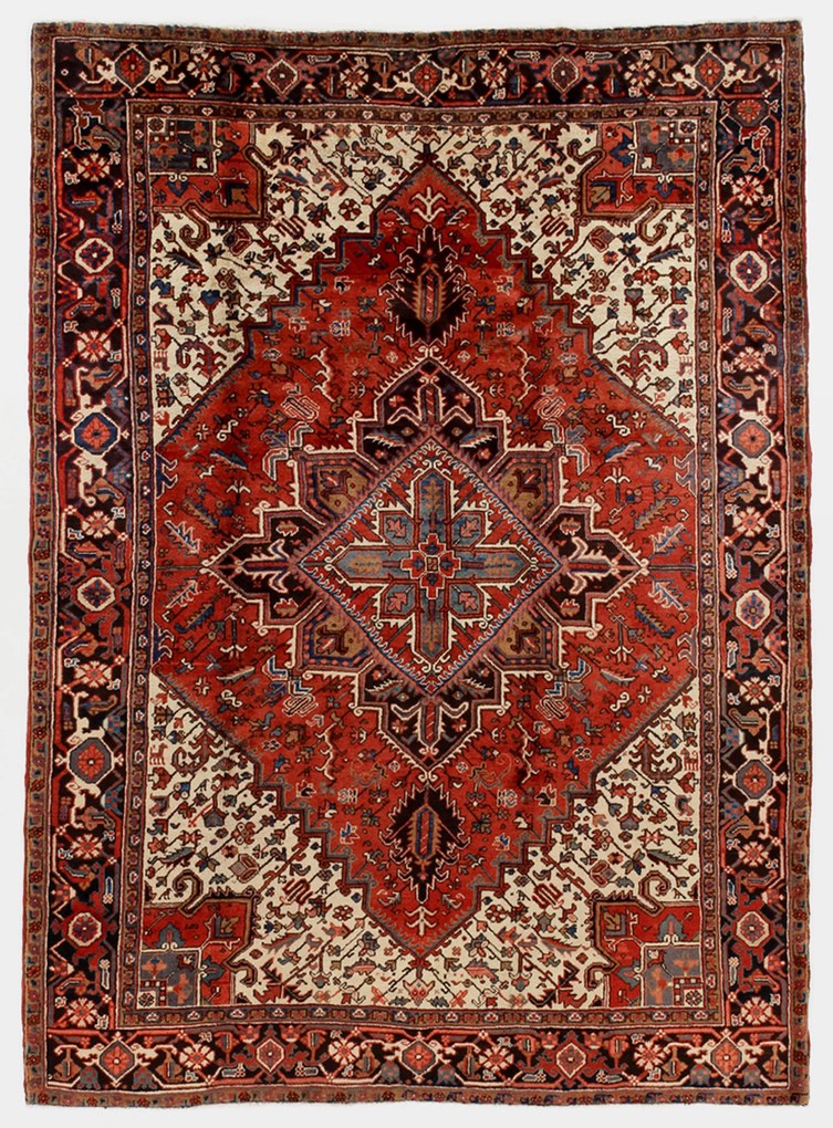 Heriz Tappeto persiano 210x300 (Iran) Annodato A Mano
