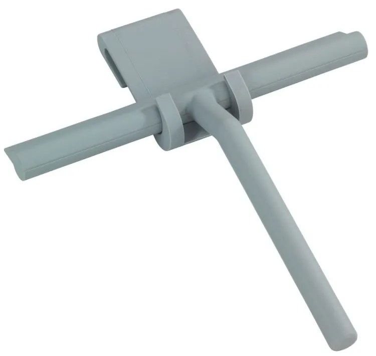 Spatola per doccia in silicone grigio Mola - Wenko