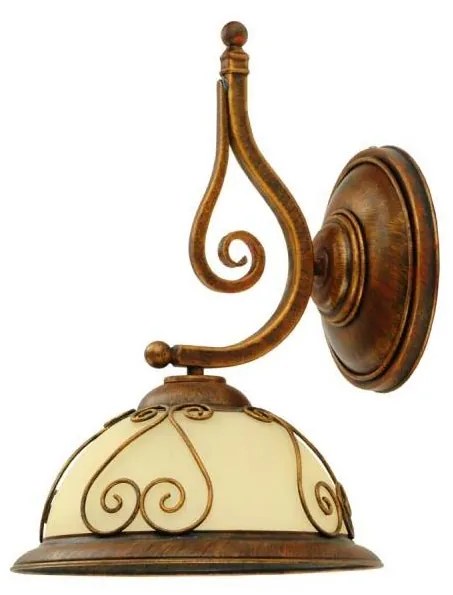 Kemar VE/K - Applique VERDA 1xE27/60W bronzo