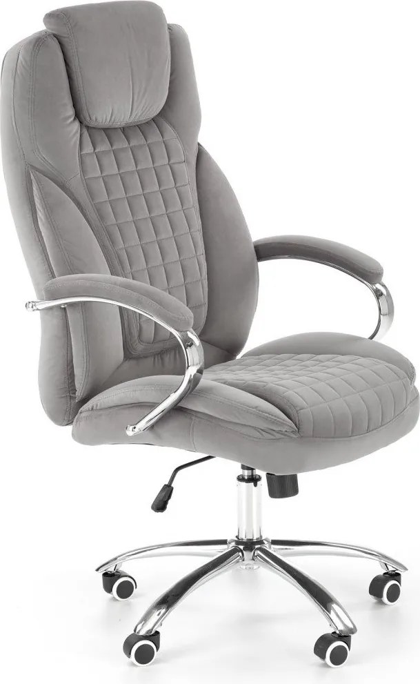 Sedia da ufficio King 2 in grigio - H124 cm