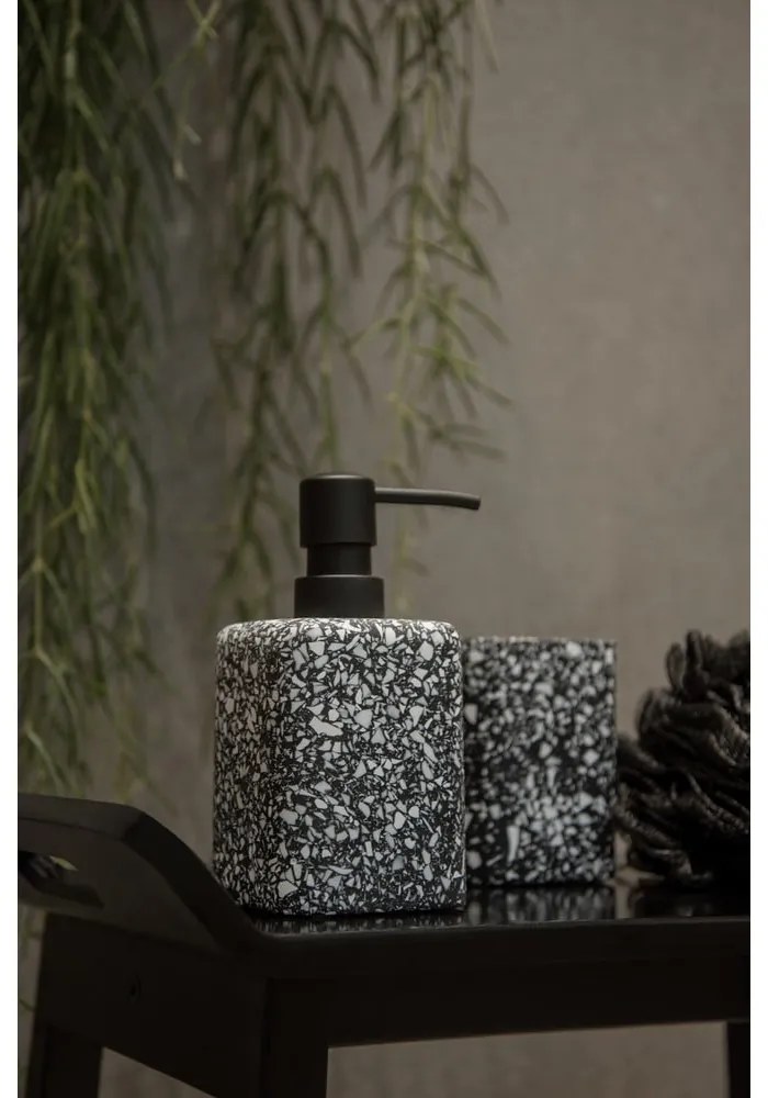 Tazza nera per spazzolini da denti Terrazzo - Wenko