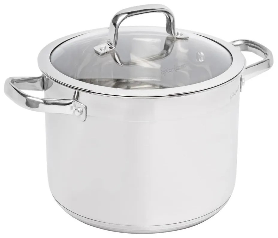 Lamart - Pentola con coperchio 24 cm in acciaio inox