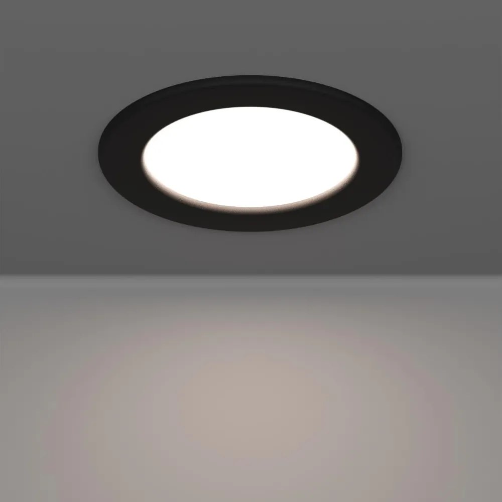 Eglo 901413-LED Lampada da incasso per controsoffitto per bagno FUEVA LED/6,3W/230V Ø 11,9 cm IP44 nero