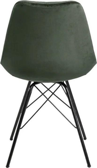 Sedia da pranzo verde scuro Eris - Actona