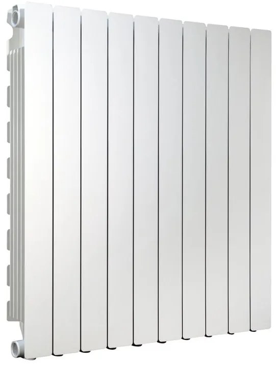 Radiatore acqua calda PRODIGE MODERN in alluminio, 10 elementi, interasse 800 mm, bianco