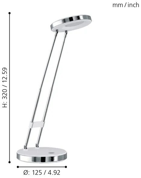 Eglo 93077 - Lampada LED da tavolo GEXO LED/3W/230V