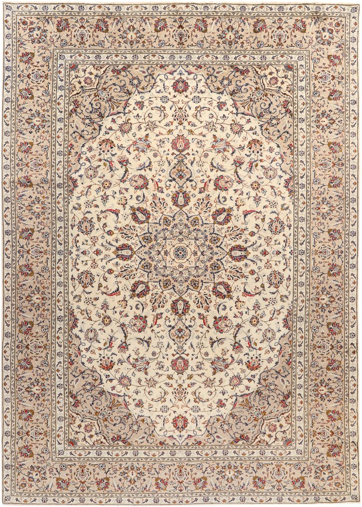 Kashan Tappeto 240x340 (Iran) Annodato A Mano