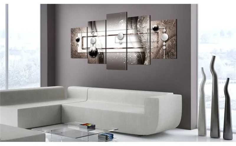 Quadro Brown Passion  Colore Nero, Dimensioni e Misure 200x100