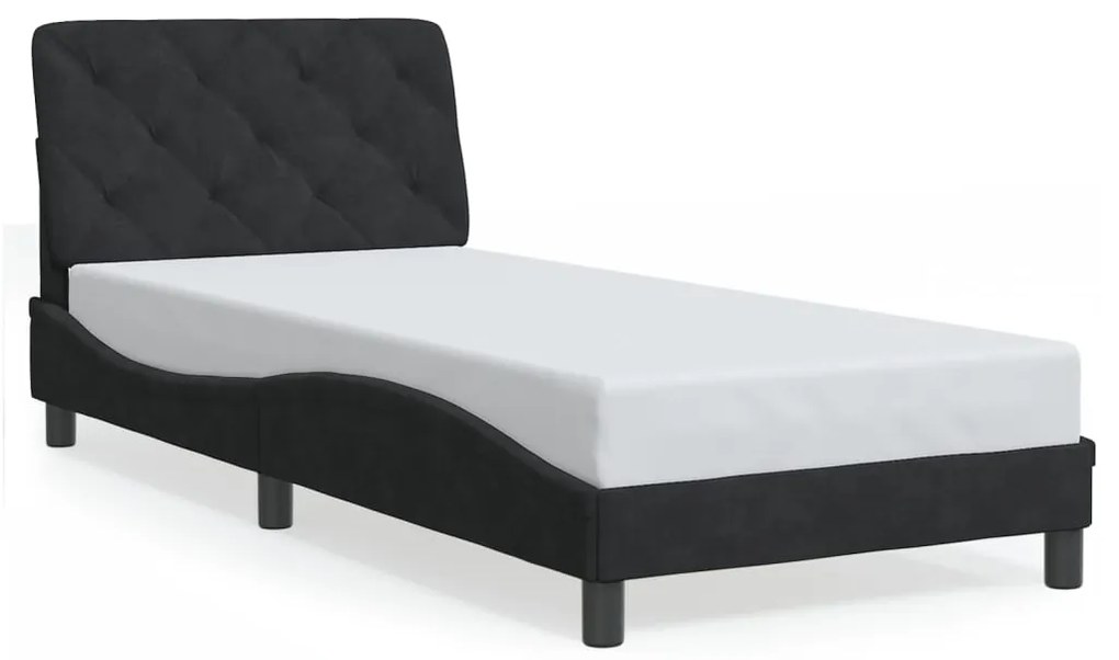 Giroletto Con Luci Led Nero 80x200 Cm İn Velluto /