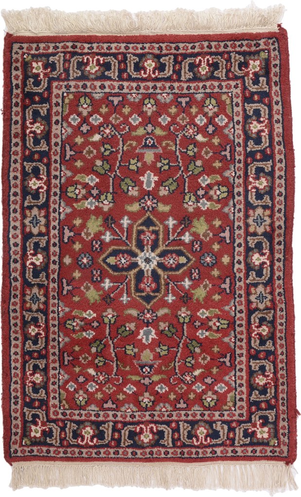 Persian Tappeto 90x60 (Indian) Annodato A Mano