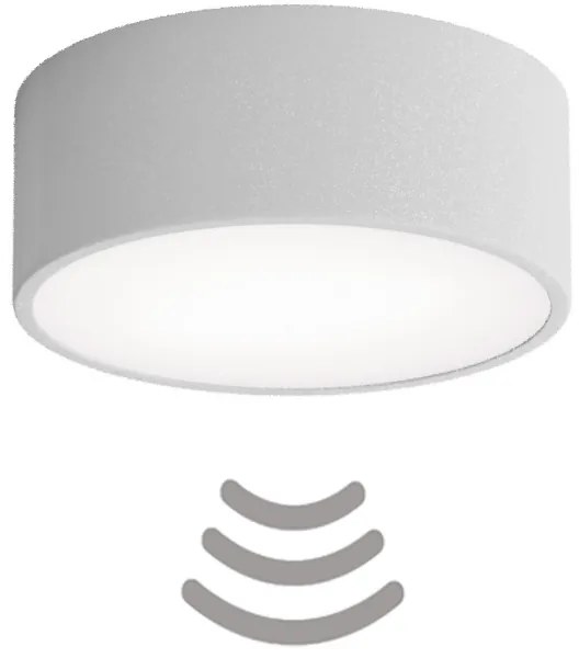 Brilagi - Plafoniera con sensore CLARE 1xE27/24W/230V diametro 20 cm grigio