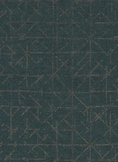 Eijffinger Carta da parati Topaz 4 - Blaugrün/ Kupfer