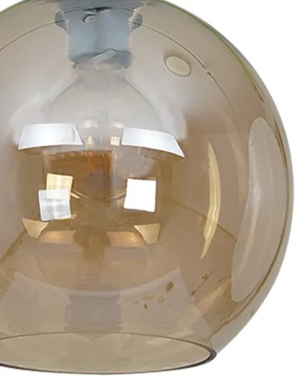 Lampadario su filo SOFIA 1xE27/60W/230V marrone