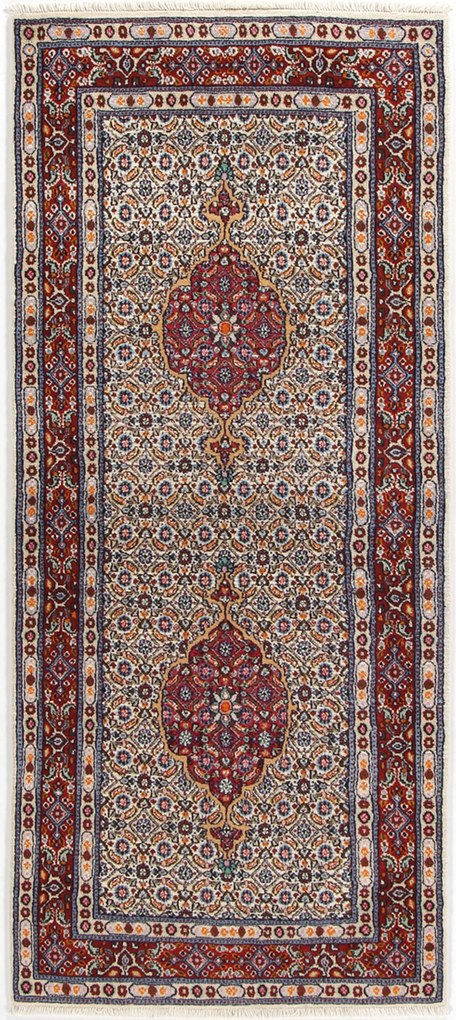 Moud Tappeto persiano 190x80 (Iran) Annodato A Mano