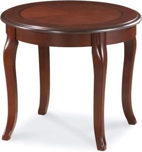 Tavolino da caffè Royal D in noce scuro - h 50 x p 60 cm