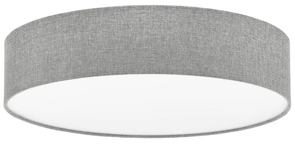 Plafoniera bianca/grigia con paralume in tessuto PASTERI – EGLO