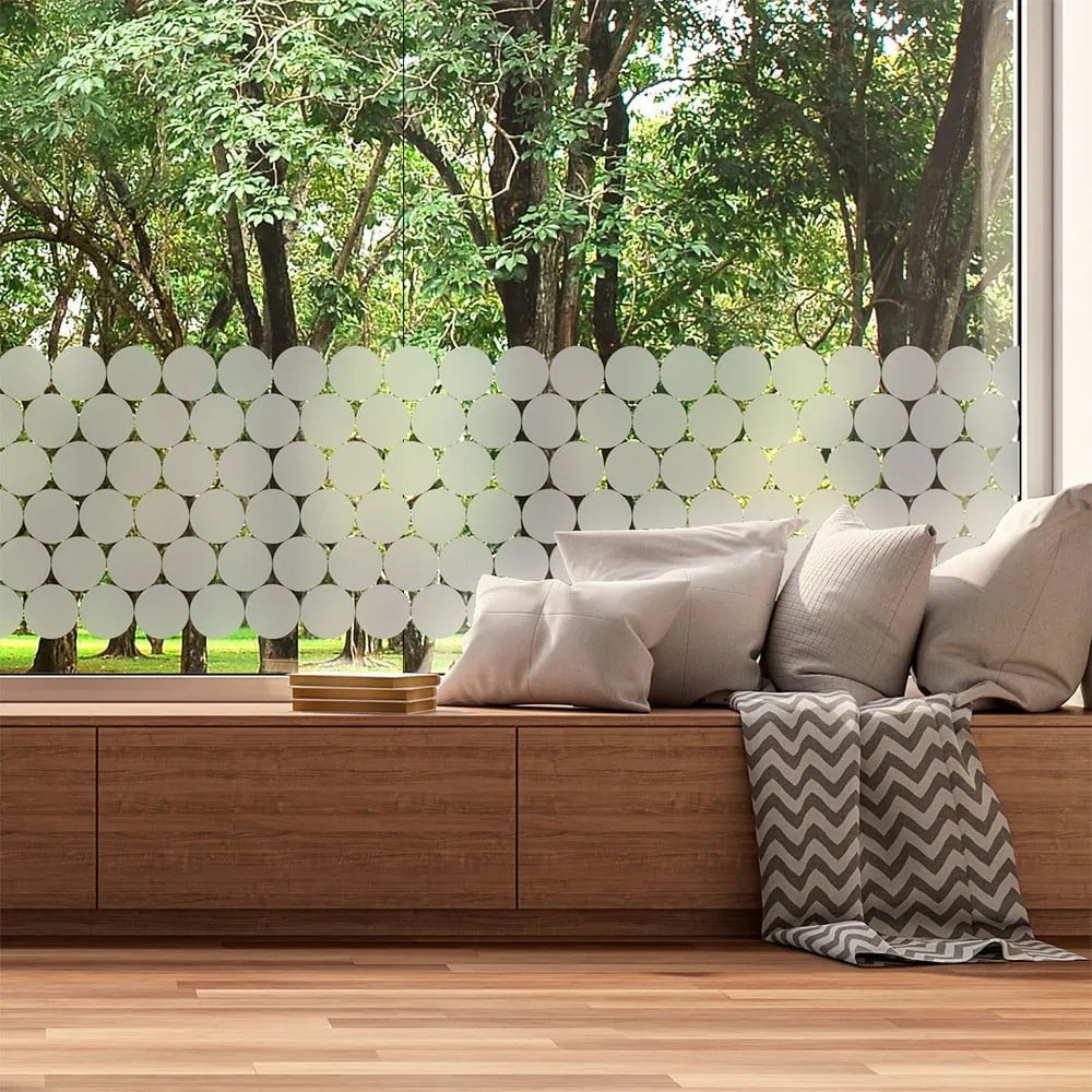 Set di adesivi per finestra 50 pz 10x10 cm Clackout Circle – Ambiance