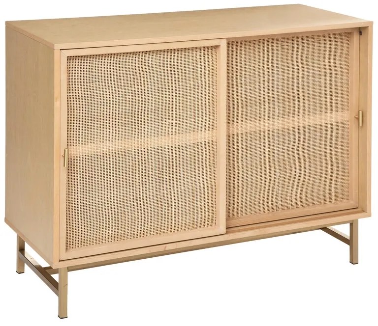 Credenza natura Rayo L 100 x P 40 x H 78.5 cm