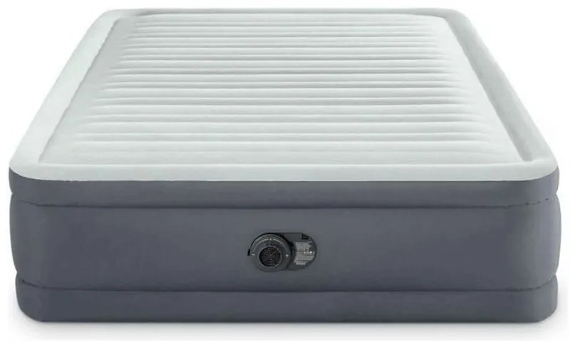 INTEX Materasso Elevated Premiere Matrimoniale con Tecnologia Fiber Tech, Pompa