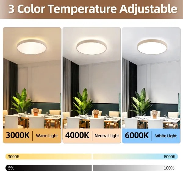 Brilagi - Lampada LED dimmerabile GLASS POOL DOUBLE LED/60W/230V 50 cm beige + telecomando